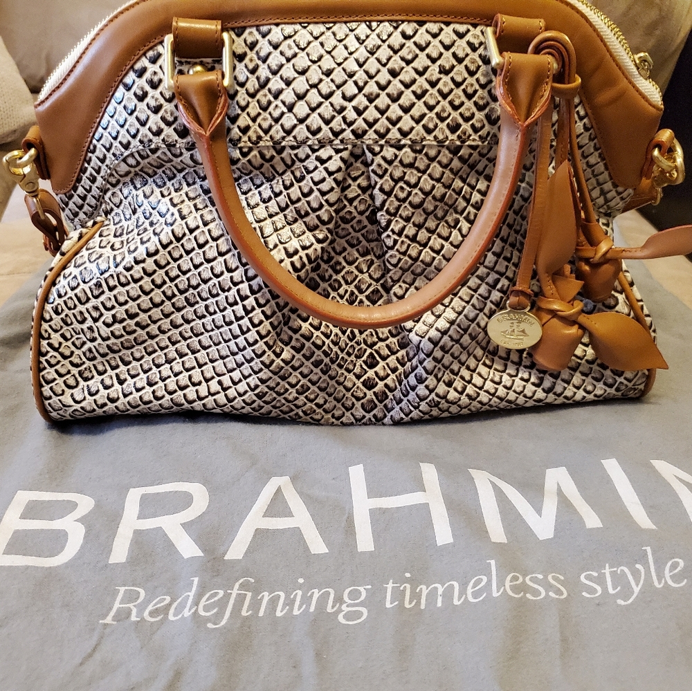 Brahmin Leather Handbag Excellent Condition